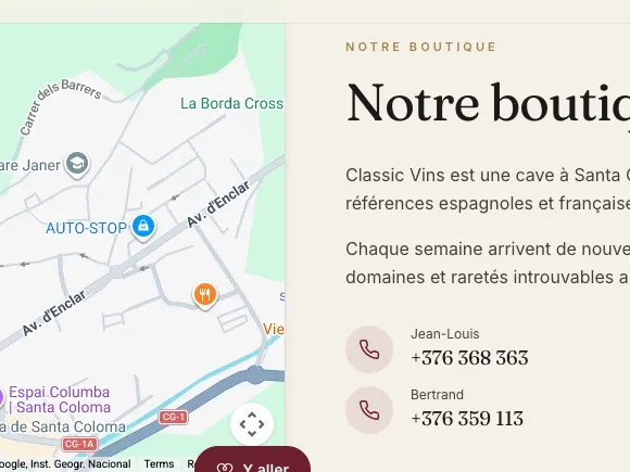Classic Vins — Santa Coloma, Andorre
